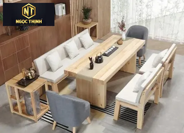 Xưởng Nội Thất Ngọc Thịnh Long Thành - Bộ bàn ghế sofa bằng gỗ Xưởng Nội Thất Ngọc Thịnh Long Thành - Bộ bàn ghế sofa bằng gỗ